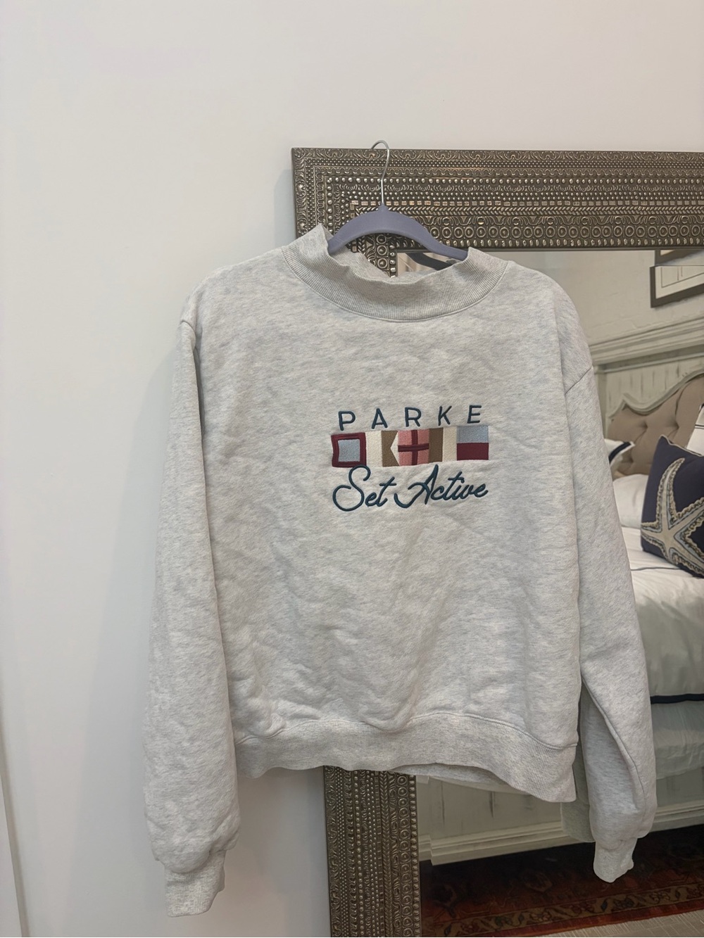 Parke X Set Active Flagship Mockneck Sweatshirt - Picture 2 of 5